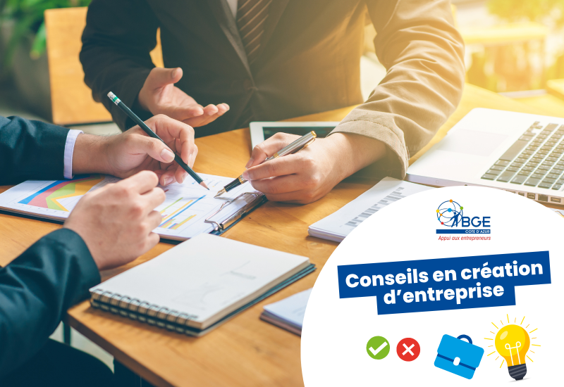 Conseils en création d'entreprise à Nice : L'accompagnement de BGE Côte d'Azur